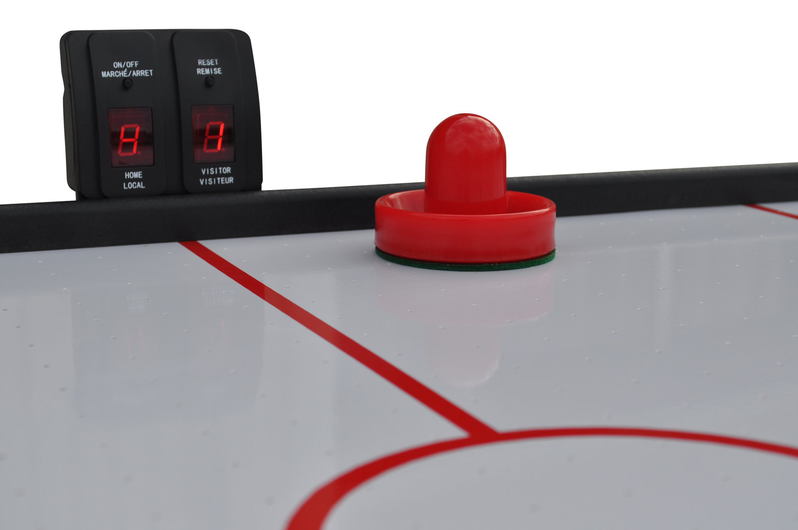 Skládací stolní vzdušný hokej Air hockey MADISON L-FOOT elektronické počítadlo scóre